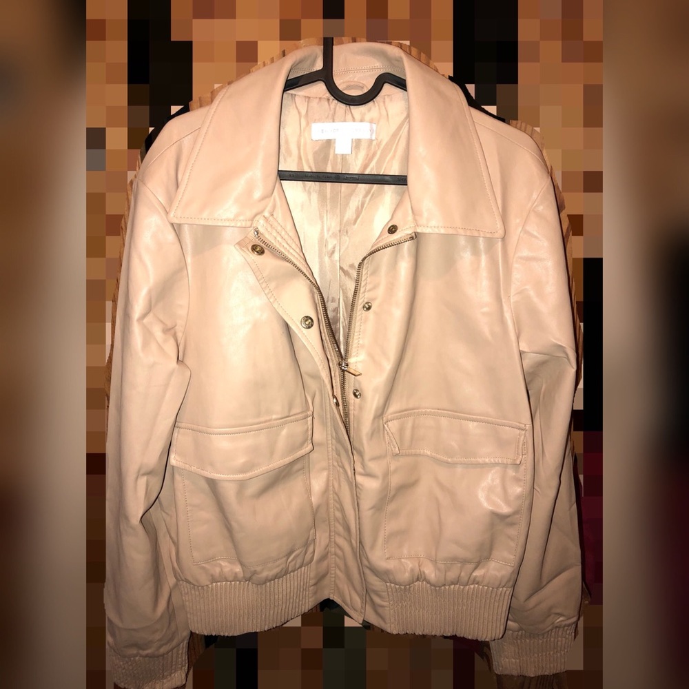 NY & Company Faux Leather Jacket